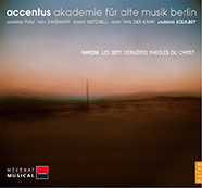 CD - Haydn - Les Sept dernires paroles du Christ - Accentus - L. Equilbey
